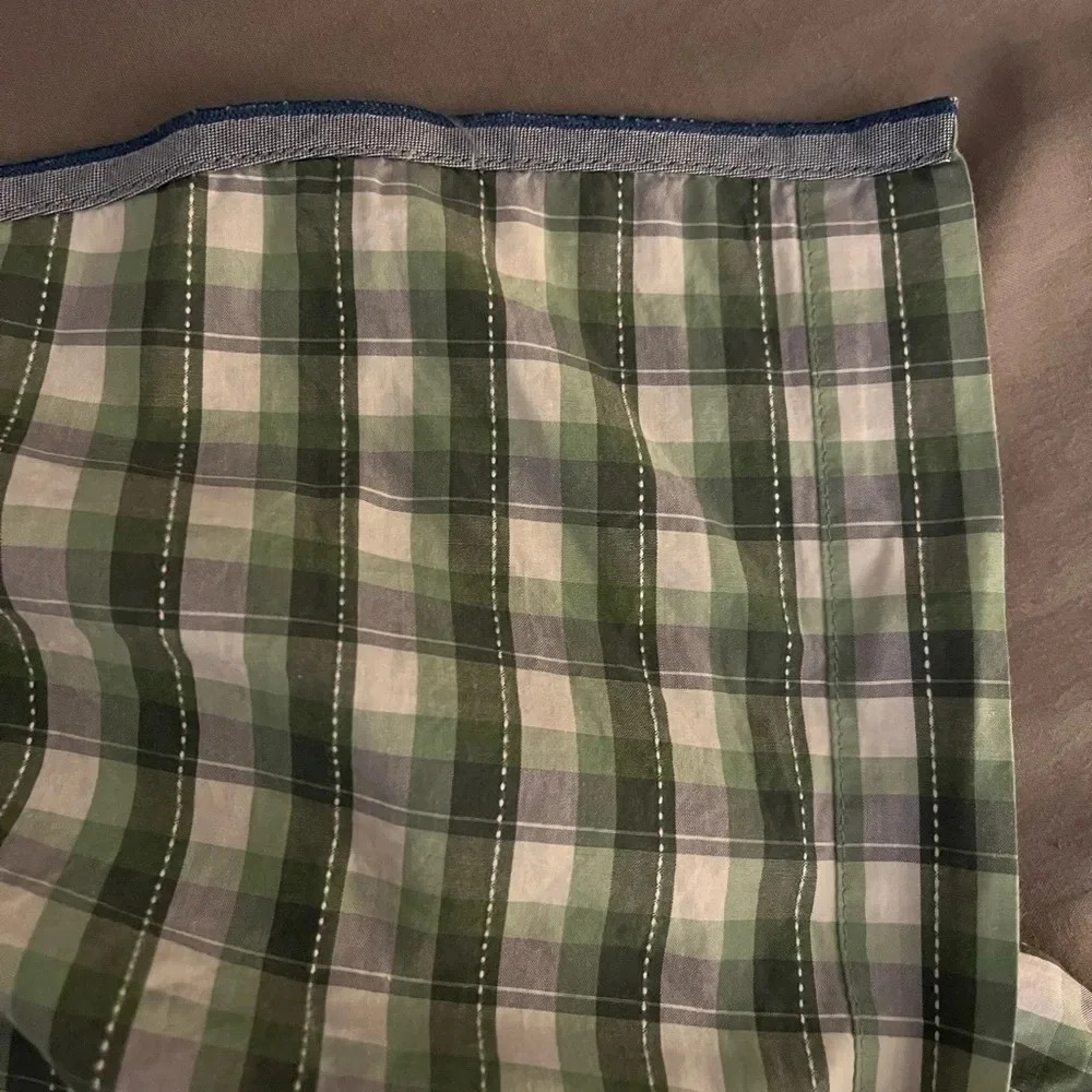 Tommy Bahama Jeans Plaid Short Sleeve Button Up Shirt Size XL - Picture 5 of 8